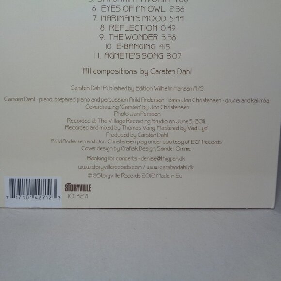 SPACE IS THE PLACE by Carsten Dahl - Arild Andersen - Jon Christensen / New CD - Picture 4 of 10